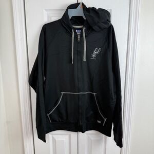 NBA San Antonio Spurs TX3 Warm Mens Black Full Zip Hoodie Sweatshirt Medium